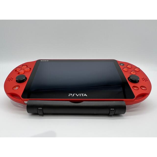 【動作品】PS Vita PCH-2000 メタリックレッド 本体  SONY