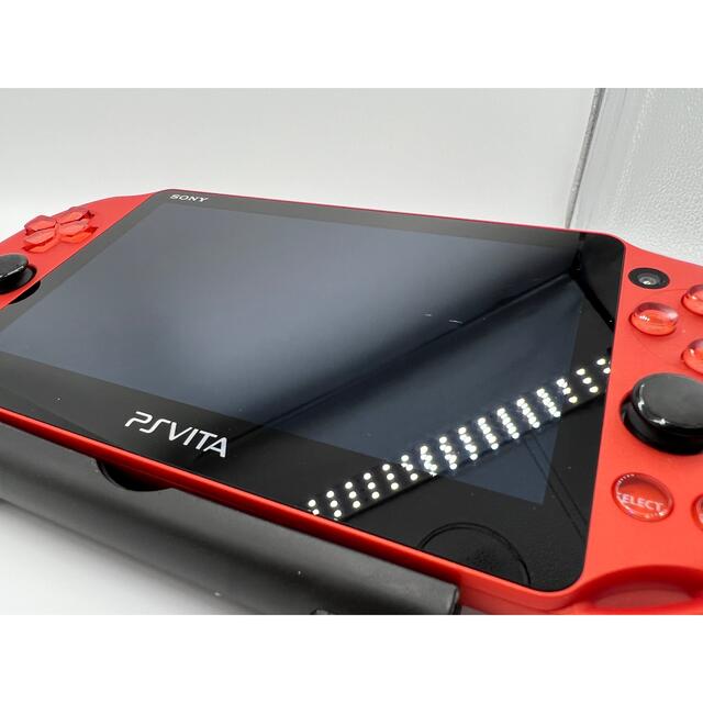 【動作品】PS Vita PCH-2000 メタリック・レッド SONY 本体 4