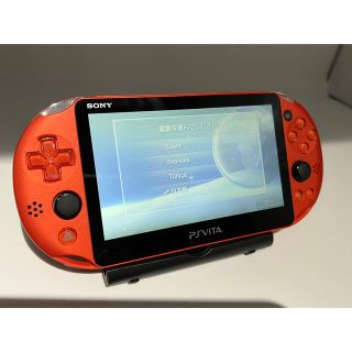 【動作品】PS Vita PCH-2000 メタリック・レッド SONY 本体