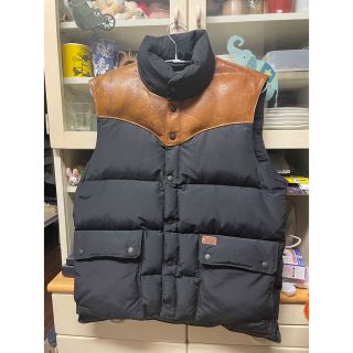 Polo Ralph Lauren レザーダウンベスト ポロラルフローレン-