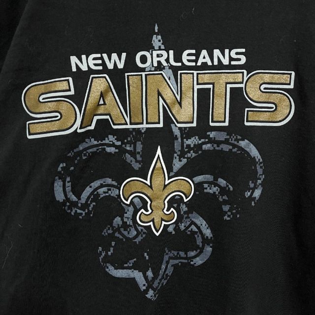 g40 US古着半袖TシャツNFLnew orleans saints アメフト メンズのトップス(Tシャツ/カットソー(半袖/袖なし))の商品写真