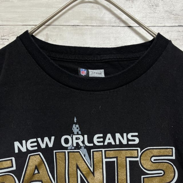 g40 US古着半袖TシャツNFLnew orleans saints アメフト メンズのトップス(Tシャツ/カットソー(半袖/袖なし))の商品写真