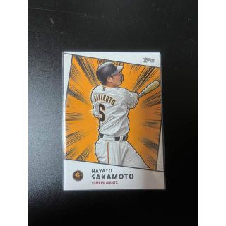 ヨミウリジャイアンツ(読売ジャイアンツ)の坂本勇人　topps カード(シングルカード)