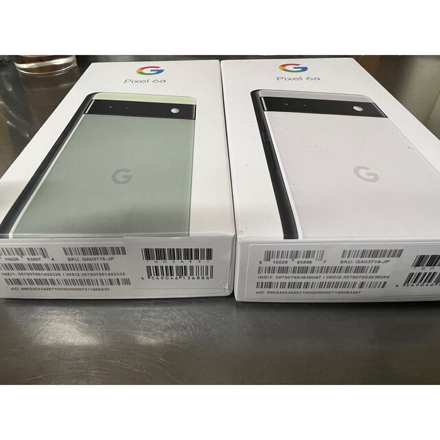 Google Pixel - Pixel 6a 128GB 2台セット 新品未使用の通販 by れお's ...