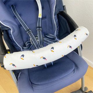 サイズ変更 ♡ オオハシ柄 ベビーカーフロントカバー(外出用品)