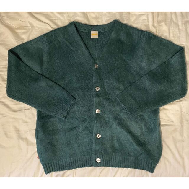 最安値で モヘアカーディガン M Diamond Green トップス 新品 グリーン