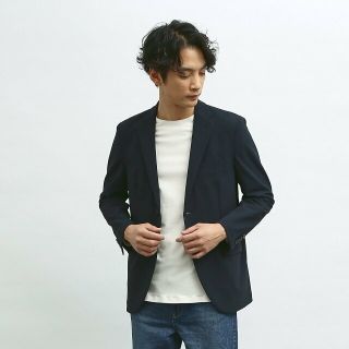 アバハウス(ABAHOUSE)の【ネイビー】【セットアップ対応/FLEX JACKET】マルチストレッチ ピケ セオアルファ(その他)