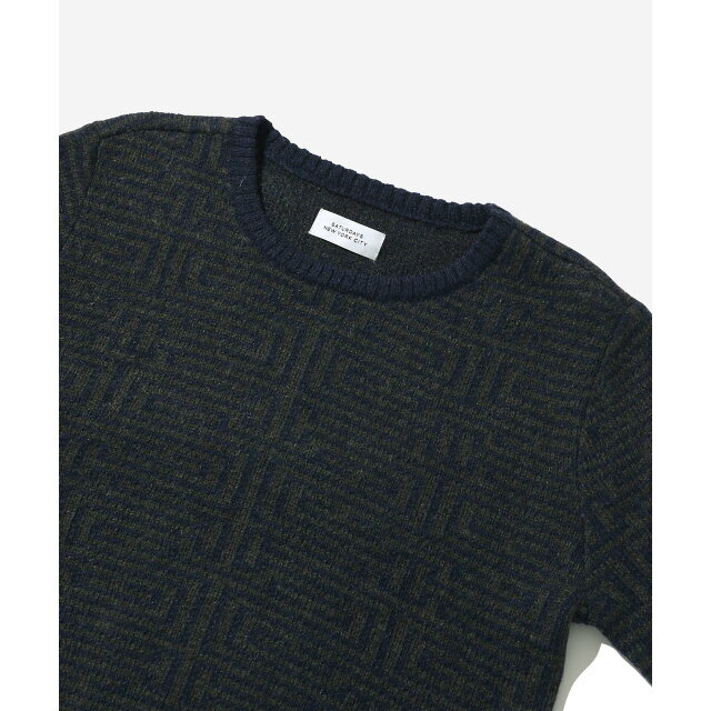 Saturdays NYC(サタデーズニューヨークシティ)の【ブラック（01）】Lin Geo Mohair Sweater レディースのトップス(ニット/セーター)の商品写真