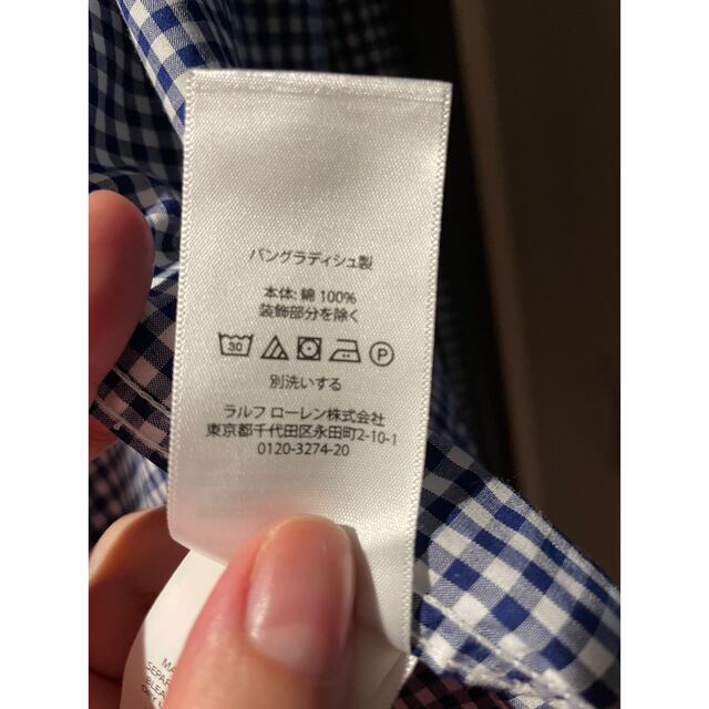 POLO RALPH LAUREN(ポロラルフローレン)のPOLO RALPH LAUREN ボタンダウン チェックシャツ 長袖 レディースのトップス(シャツ/ブラウス(長袖/七分))の商品写真