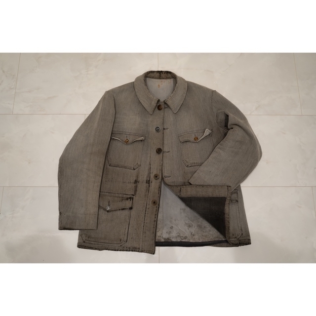 50s 〜フレンチ ピケハンティングジャケット メンズのジャケット/アウター(ミリタリージャケット)の商品写真