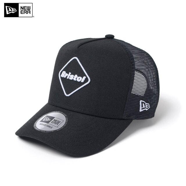 FCRB NEW ERA EMBLEM MESH CAP ブラックキャップ - キャップ