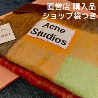 Acne Studios - acne studios チェック柄のマフラー 1番人気色