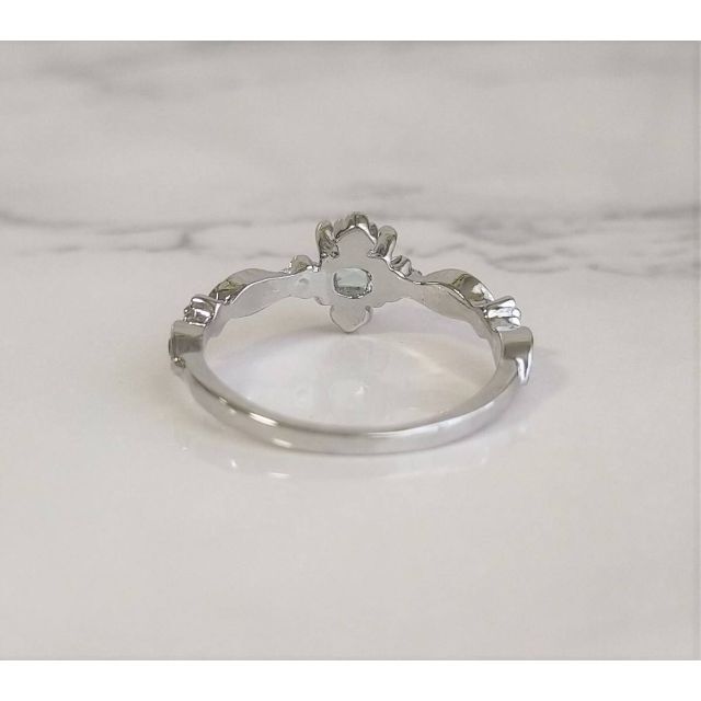 ブルートパーズ スクエア リング シルバー 21.5号 メンズ 普段使い 指輪 レディースのアクセサリー(リング(指輪))の商品写真