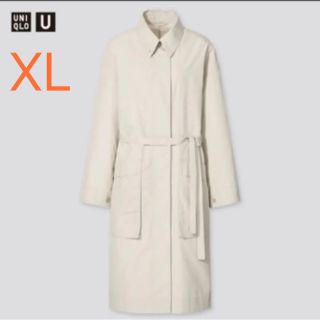 ユニクロ(UNIQLO)のUNIQLO U コットンロングコート XL  新品 タグ付き (ロングコート)