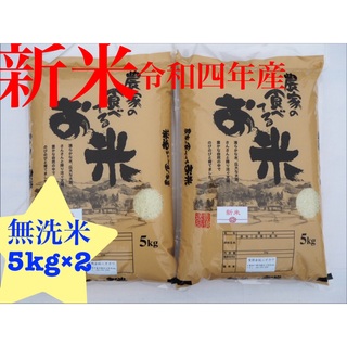 あい様専用　新米　農家の食べてるお米　無洗米　10kg 令和四年産(米/穀物)