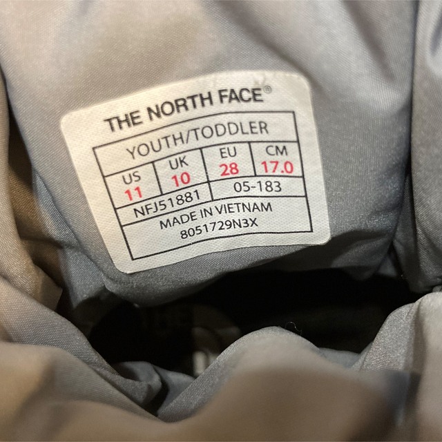 THE NORTH FACE(ザノースフェイス)の【訳アリ】THE NORTH FACE キッズ ヌプシブーツ スノーブーツ キッズ/ベビー/マタニティのキッズ靴/シューズ(15cm~)(ブーツ)の商品写真