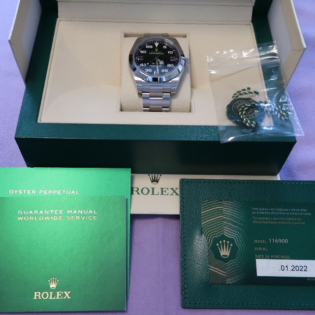 最終2022年ギャラ ROLEX ロレックス エアキング 116900【超美品】