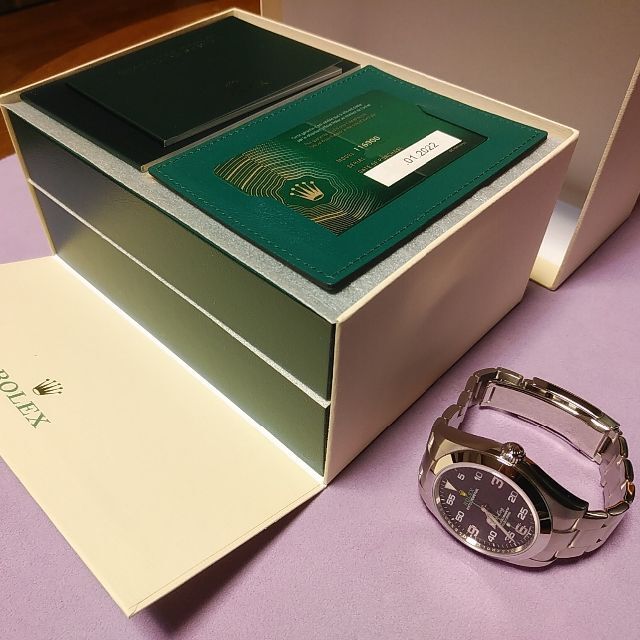 最終2022年ギャラ ROLEX ロレックス エアキング 116900【超美品】