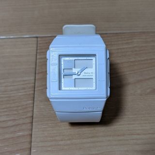 ベビージー(Baby-G)のCASIO Baby-G WR10BAR　ホワイト(腕時計)