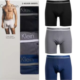 カルバンクライン(Calvin Klein)の【新品・未使用】カルバンクライン ボクサーパンツメンズ（M3枚）(ボクサーパンツ)