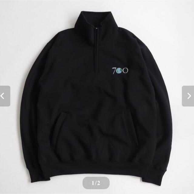 700FILL Earth Logo Half Zip Pullover 2XL