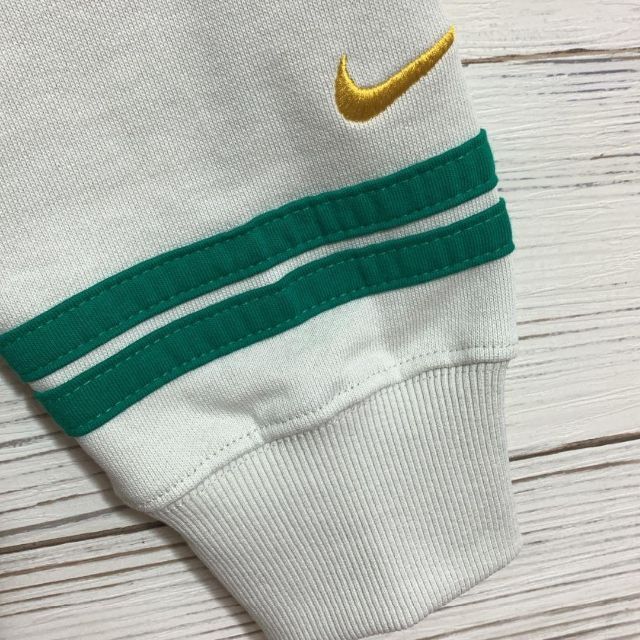 NIKE ロゴ刺繍 スウェット ホワイト アイボリー 裏毛 XL - スウェット