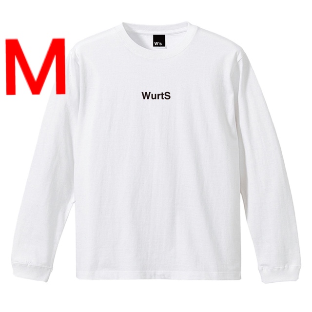 新品未開封 WurtS ロングスリーブ Tシャツ ホワイト M