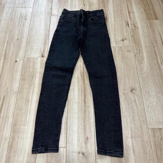 ザラキッズ(ZARA KIDS)の美品♡ZARA♡ブラックデニム♡134cm(パンツ/スパッツ)