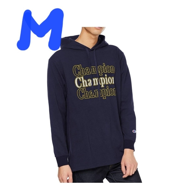 Champion - 格安‼️定価7590円‼️Champion ３連ロゴパーカー/ネイビー