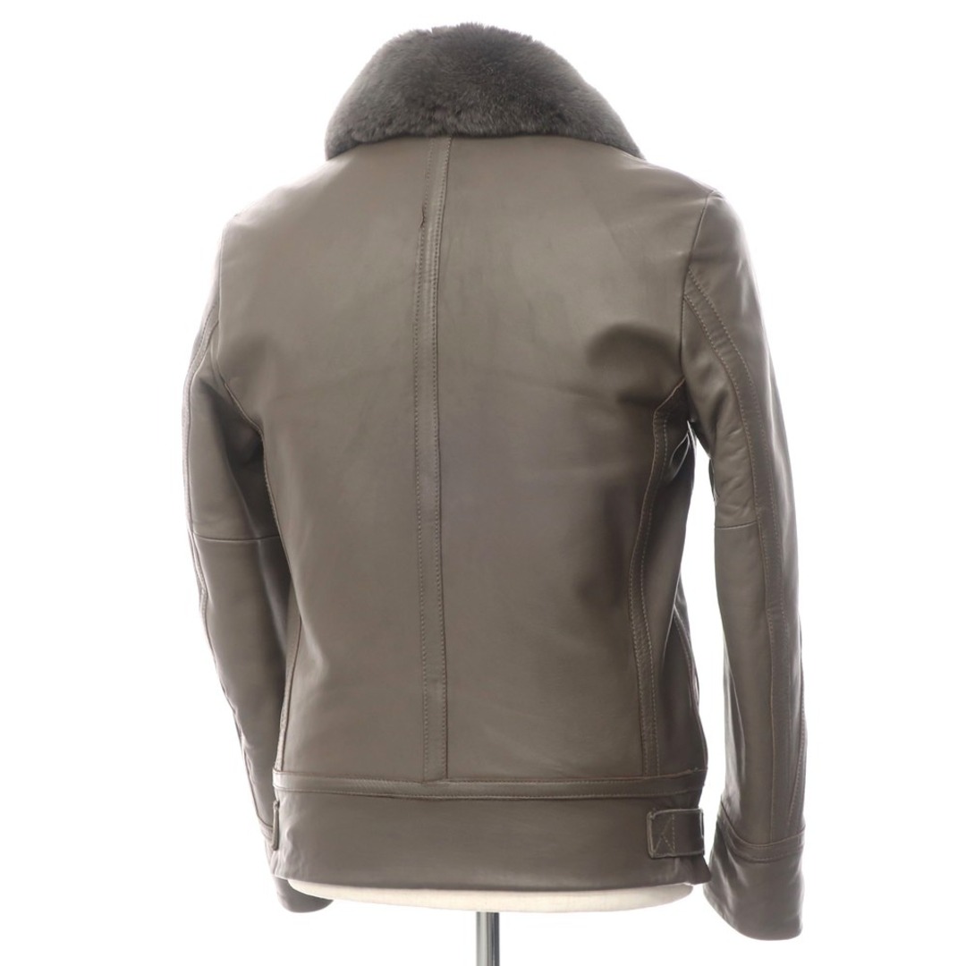 中古】ジュンハシモト junhashimoto シープレザー 中綿入り ジップ