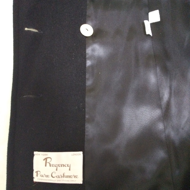 Pure Cashmere ロングコート レディースのジャケット/アウター(チェスターコート)の商品写真