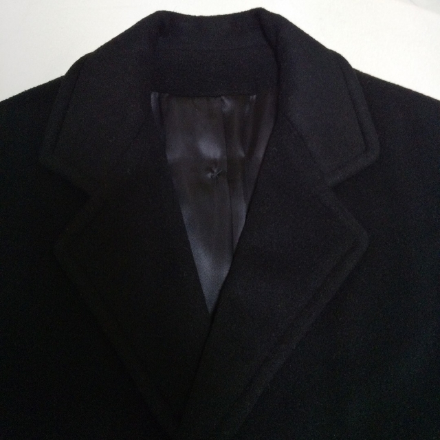 Pure Cashmere ロングコート レディースのジャケット/アウター(チェスターコート)の商品写真