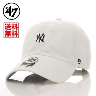 フォーティセブン(47 Brand)の【新品】47BRAND キャップ NY ニューヨーク ヤンキース 帽子 白(キャップ)