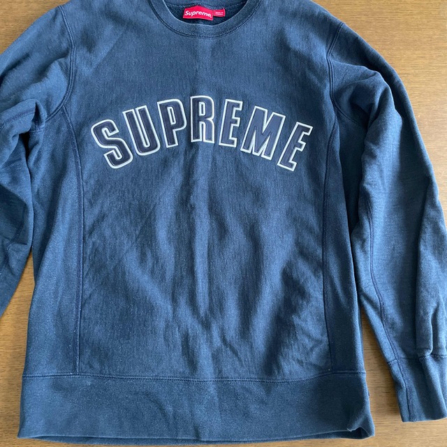 supreme トレーナー　スウェット  ネイビー　L