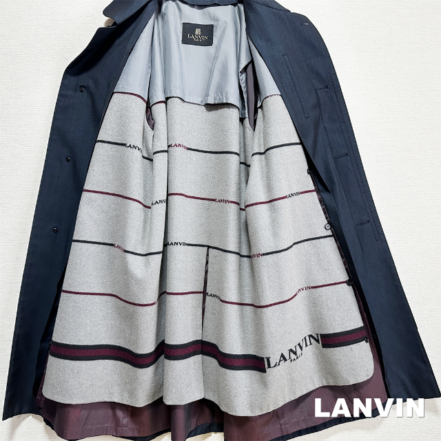 LANVINほか4点おまとめ】カシミヤライナー コート ステンカラー