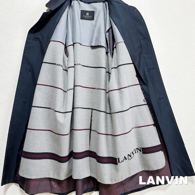 LANVIN(ランバン)の【LANVINほか４点おまとめ】カシミヤライナー  コート メンズのジャケット/アウター(ステンカラーコート)の商品写真