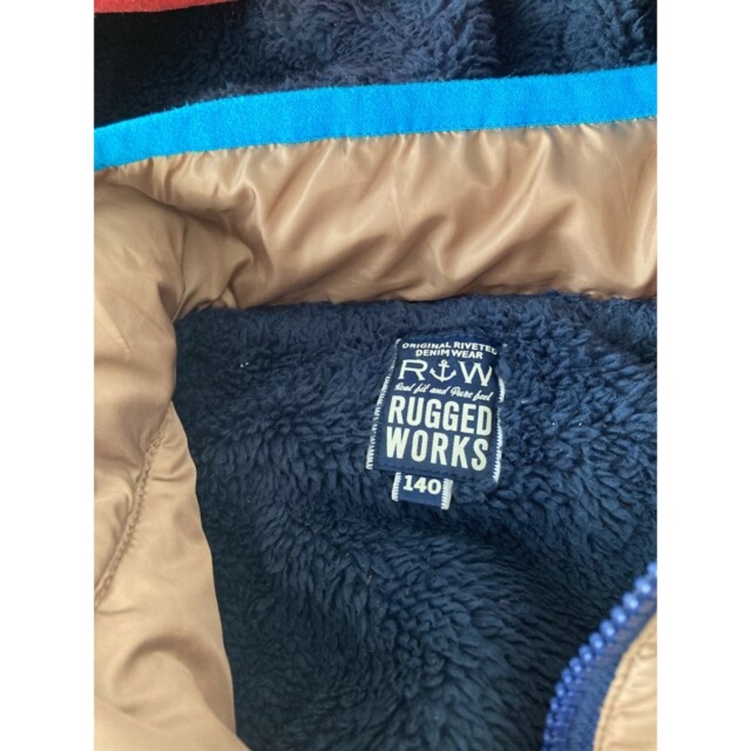 RUGGEDWORKS(ラゲッドワークス)のラゲットワークス　裏フリースジャケット（140cm） キッズ/ベビー/マタニティのキッズ服男の子用(90cm~)(ジャケット/上着)の商品写真