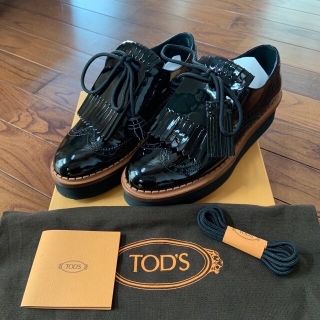 トッズ(TOD'S)のトッズ　レースアップシューズ　37(ローファー/革靴)