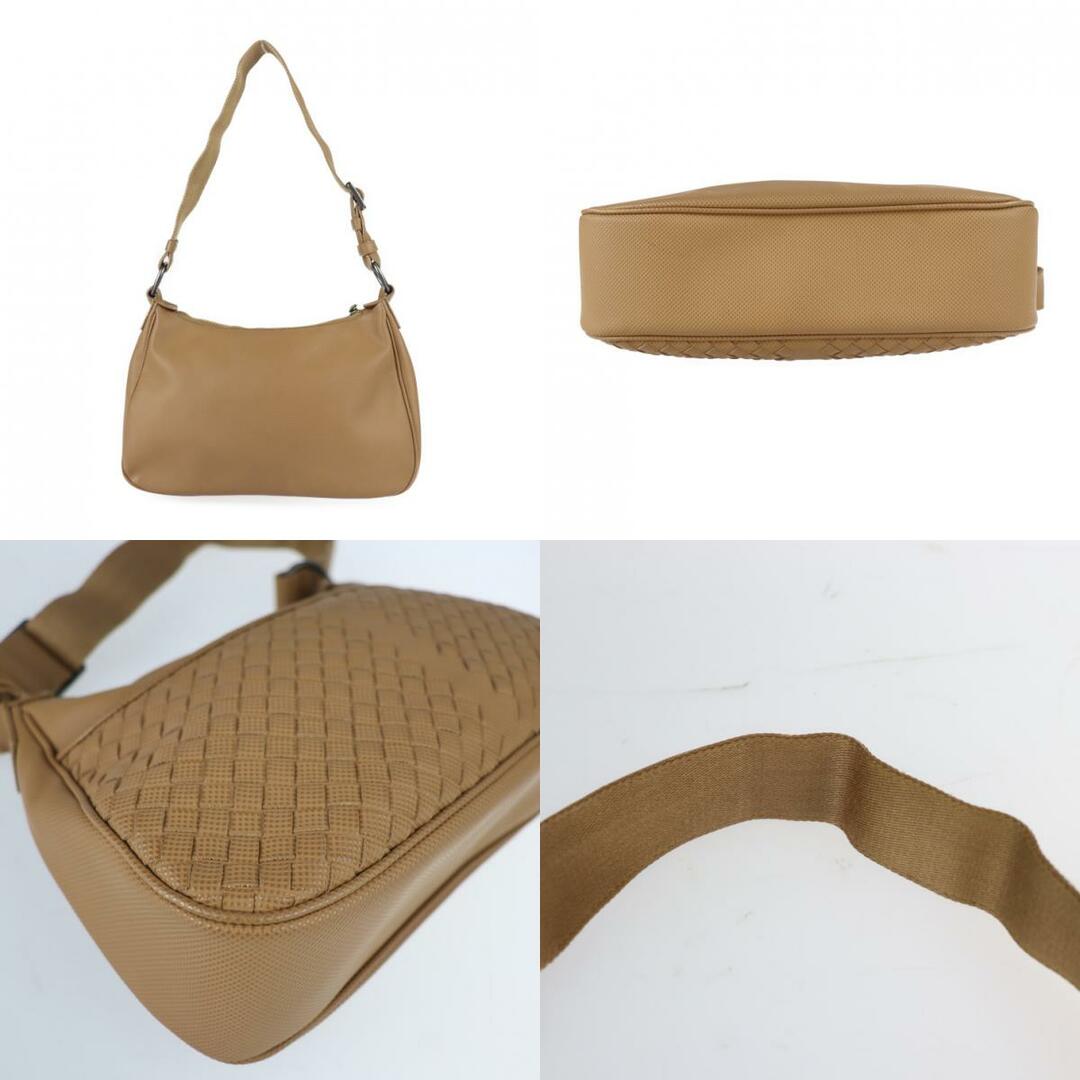 Bottega Veneta(ボッテガヴェネタ)のBOTTEGAVENETA ボッテガヴェネタ イントレチャート  ショルダーバッグ 135915 PVC   ブラウン系   ワンショルダー ハンドバッグ 【本物保証】 レディースのバッグ(ショルダーバッグ)の商品写真