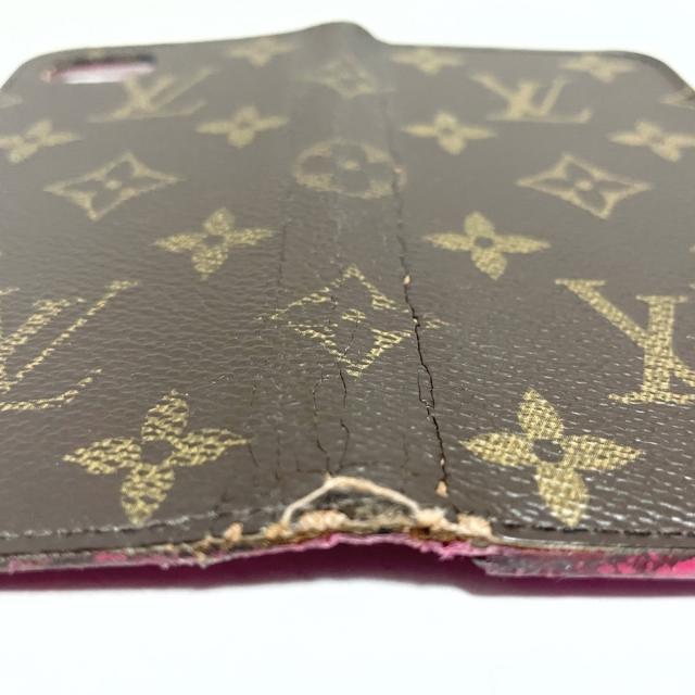 LOUIS VUITTON(ルイヴィトン)のルイヴィトン 携帯電話ケース モノグラム スマホ/家電/カメラのスマホアクセサリー(モバイルケース/カバー)の商品写真