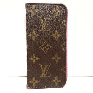 ルイヴィトン(LOUIS VUITTON)のルイヴィトン 携帯電話ケース モノグラム(モバイルケース/カバー)