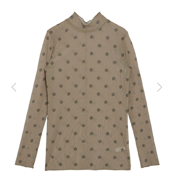UND AMERI MONOGRAM TULLE TOP フリマアプリ ラクマ