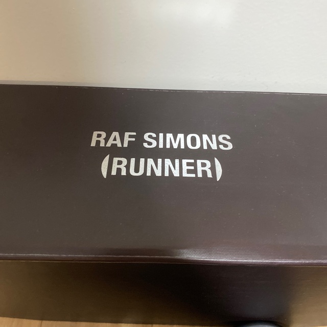 raf simons runner ASTRA 黒　スリッパ　サンダル メンズの靴/シューズ(サンダル)の商品写真