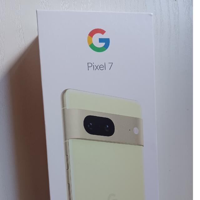 pixel 7 完全新品　未使用　128GB LEMONGRASS