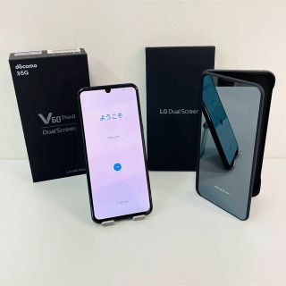 エルジーエレクトロニクス(LG Electronics)のdocomo LG V60 ThinQ 5G L-51A 　デュアルスクリーン(スマートフォン本体)