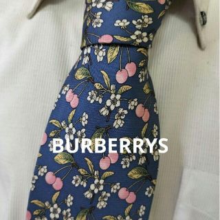 バーバリー(BURBERRY)の希少★BURBERRYバーバリーズ★気品あふれる花柄高級シルクネクタイ★ネコポス(ネクタイ)