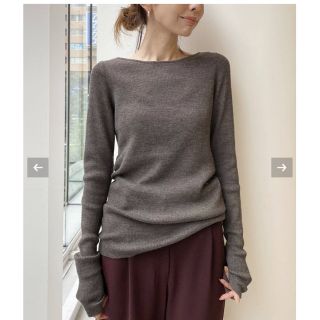 アパルトモンドゥーズィエムクラス(L'Appartement DEUXIEME CLASSE)のL'AppartementRib B/N Knit(ニット/セーター)