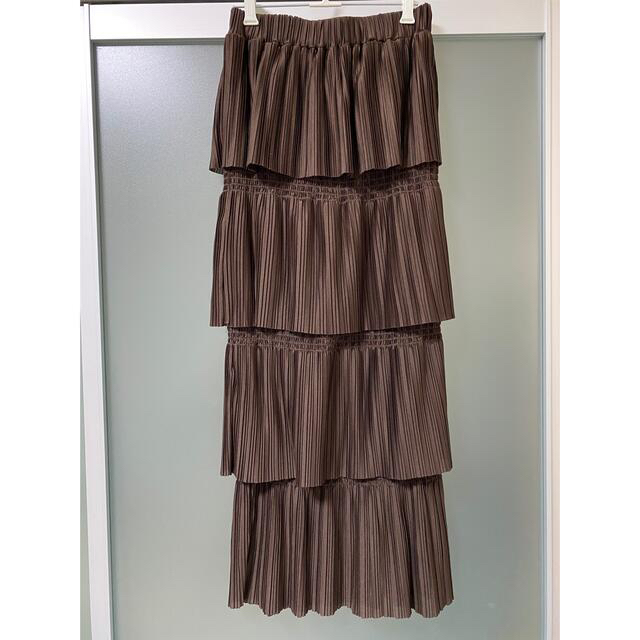 TODAYFUL(トゥデイフル)のhella スカート　Hella   shirring pencil skirt レディースのスカート(ロングスカート)の商品写真