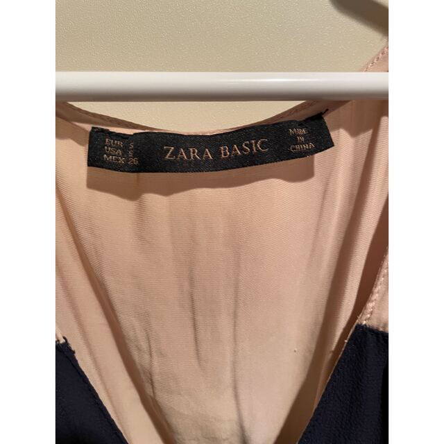 ZARA(ザラ)のZARA シフォン　ワンピース レディースのワンピース(ひざ丈ワンピース)の商品写真