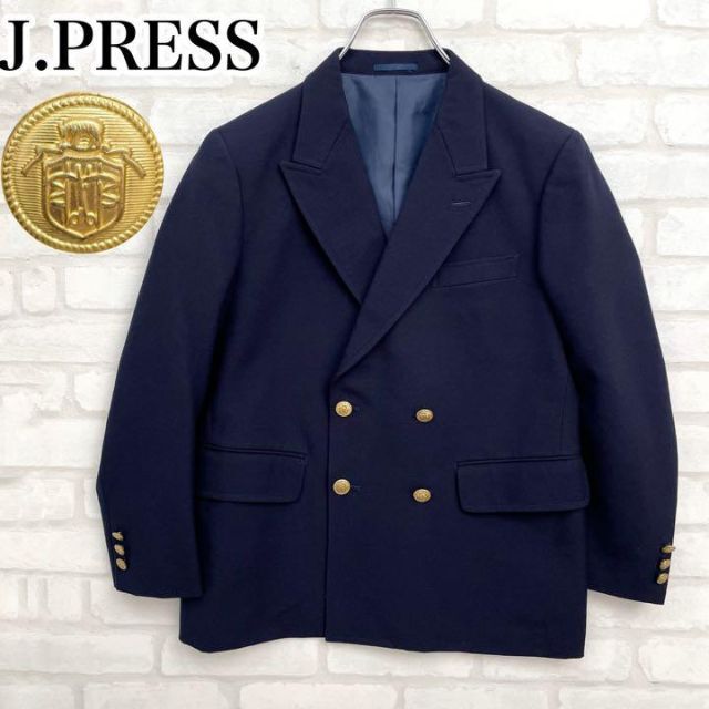 ひなの古着屋【美品】 J.PRESS ジェイプレス 子供服 紺ブレ ダブルジャケット 150